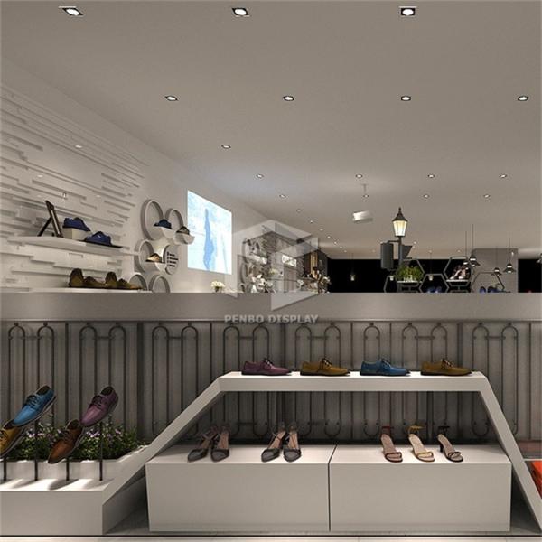 Buy cheap OEM Commercial Shoe Display Racks For Shop 2mm Thick MDF from wholesalers
