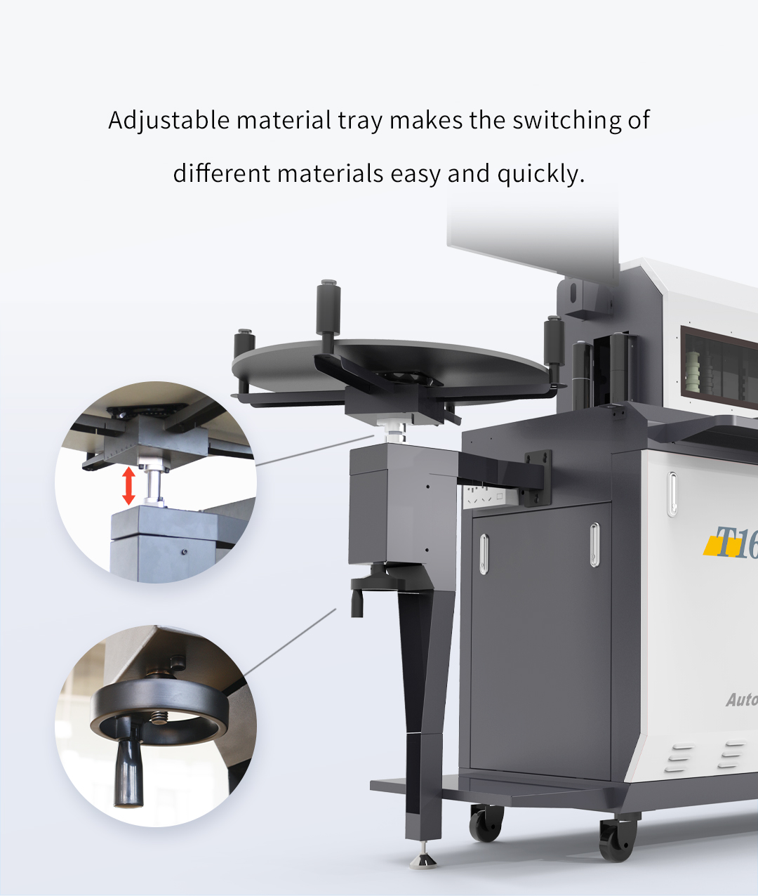 T16 Automatic Aluminum Profile 3D Sign Channel Letter Bending Machine
