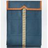 Buy cheap Anti-dust modern smart remote motorized blue grey beige linen curtain Roman blind customized blackout from wholesalers
