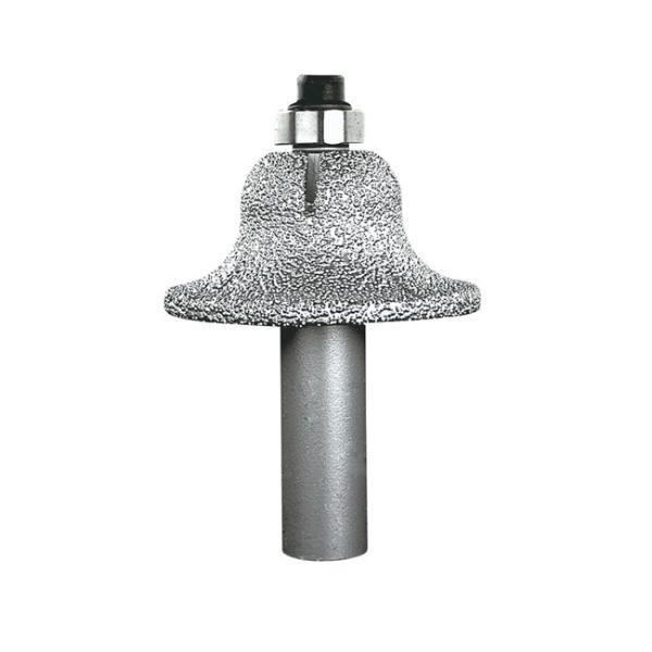 Buy cheap Grit Size 40 45 Porcelain Diamond Router Bit Vacuum Brazed from wholesalers
