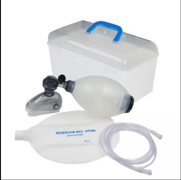Buy cheap Silicone Artificial Resuscitator Ambu Bag Resuscitator For First Aid Training Resuscitation Cardiopulmonary Resuscitation from wholesalers