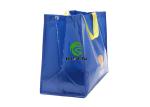 Christmas Promotional Tote Bags , Shopping Pp Laminated Bags With Handle