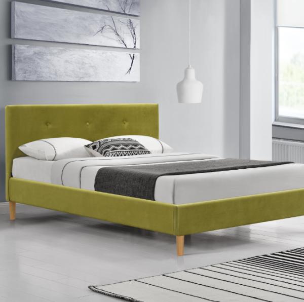 Buy cheap Customized Children Upholstered Fabric Bed With Buttons Tufted from wholesalers