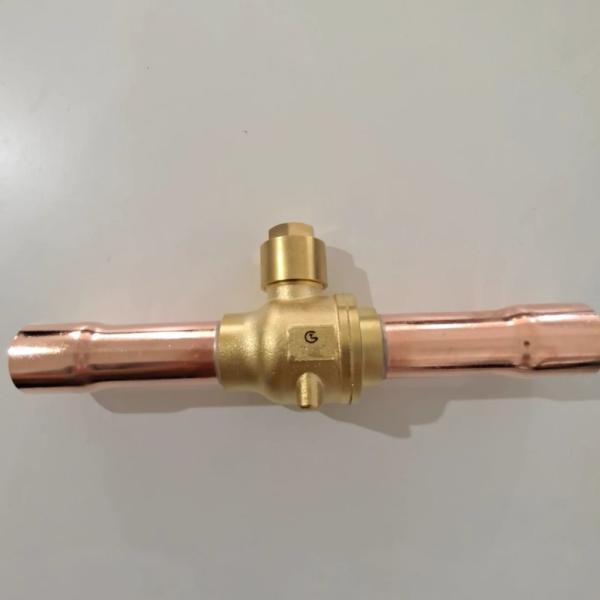 Buy cheap Brass Ball Valve for Refrigerants and Other Applications 0-4.5 MPa Range from wholesalers