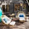 Buy cheap Minimalist Design Modern Outdoor Patio Furniture Metal Patio Chairs Anti Corrosion from wholesalers