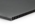 Shockproof 1-10mm ESD Black PP Corflute Antistatic Corrugated Conductive sheet