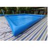 Buy cheap Fun city Blue large pvc inflatable swimming pool water park for adults from wholesalers