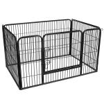 Buy cheap FEANDREA Heavy Duty Metal Dog Crate Enclosure Exercise Panel Black Color from wholesalers
