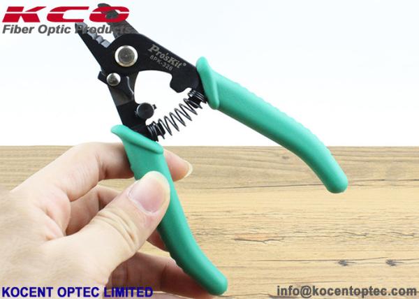 Buy cheap Tri Hole Fiber Optic Tools , Fiber Optic Cable Stripper 148mm Size FTTH CATV Application from wholesalers