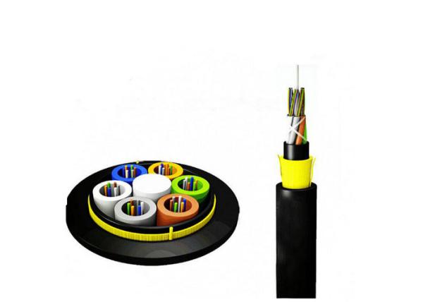 Small Diameter Outdoor Fiber Optic Cable GYFTY Non-Metallic FRP Strength Member