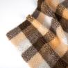 Buy cheap Soft and Insulating 100% Polyester Plaid Sherpa Fleece Fabric for Garments Shell from wholesalers