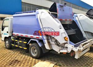 Wholesale Compactor Waste Collection Trucks 3 - 5 Tons Loading 4m3 Volume Light Duty from china suppliers