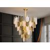 Buy cheap Modern Hotel Lighting Dining Room Luxury Glass Chandeliers Crystal Pendant Lamp Led For Home Decor Weding Lighting from wholesalers