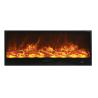 Buy cheap 47inch / 1200mm Wall Fireplace Heater 750-1500W Manual Pannel Remote Control from wholesalers