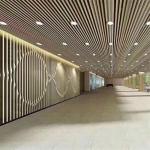Box Baffle Metal Building Facades Panel 2mm Wall Cladding Curtain Decorated