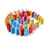 Buy cheap Basswood 120pc Wooden Domino Blocks Set Rally Building Montessori from wholesalers