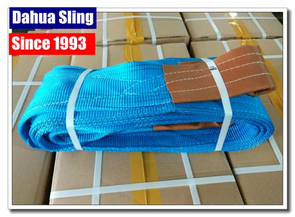 Buy cheap LOGO Printable Polyester Lifting Slings For Construction WLL 8000kg from wholesalers
