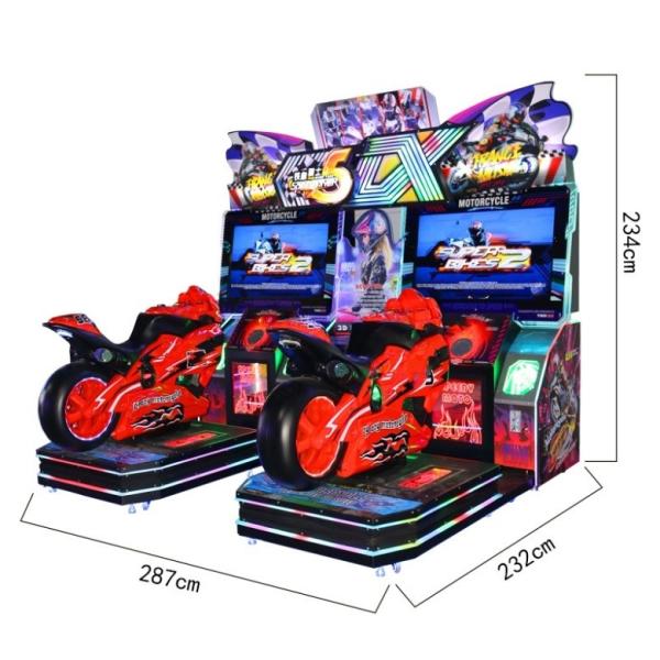 Buy cheap Super Bike Car Racing Simulator Arcade Machine Coin Game Machine 110V 220V from wholesalers