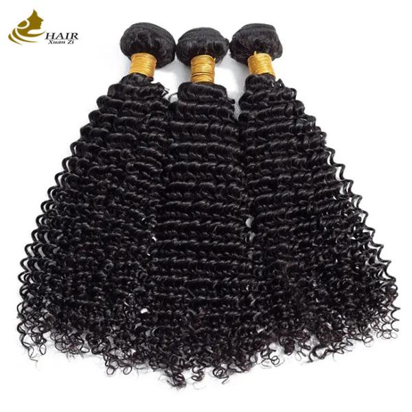 Buy cheap Curly Texture Afro Kinky Bundles Virgin Wavy Human Hair Bundles Weft from wholesalers