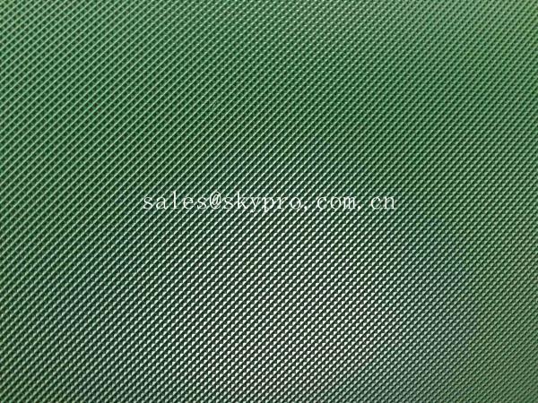 Buy cheap Industrial PVC Conveyor Belt Green Rubber Belts Rough Surface Grass Pattern from wholesalers