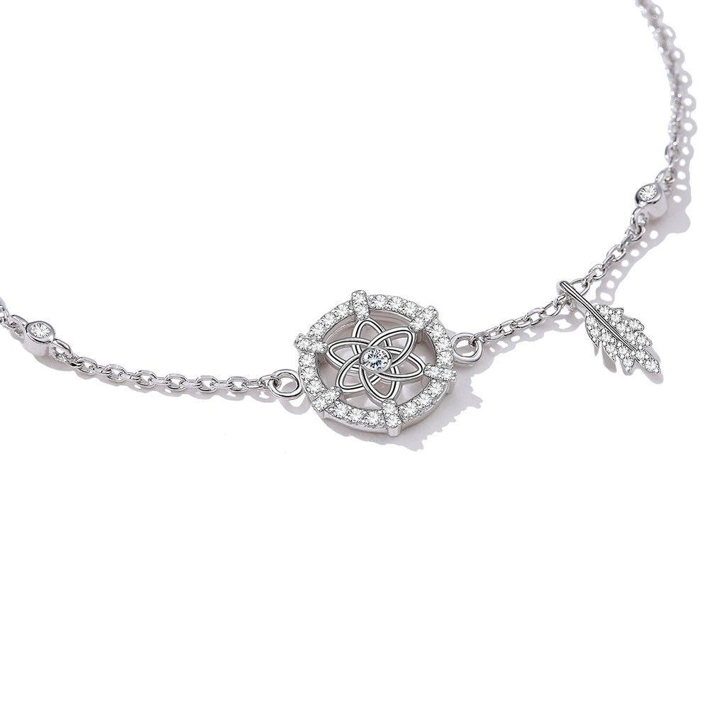 Flower Sterling Silver Jewelry Bracelets