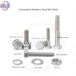 ISO9001 2015 Approved SS304/316 Hex Bolts and Nuts for Heavy-Duty Fastening