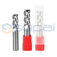 Buy cheap Solid Carbide Aluminum End Mill Various Coatings 50-150mm Legth product