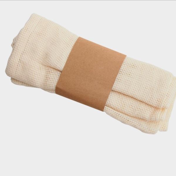 Buy cheap OEM Compostable Washable Mesh Organic Cotton Reusable Produce Bags from wholesalers