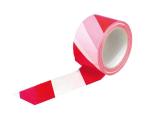 Hazard Warning Barrier Tape PVC Safety Warning Tape Red/White 500Mtr
