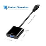 Multi Display Video Converter USB 3.0 to VGA Adapter for PC Laptop Monitor