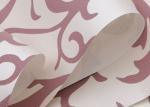 Washable Red Brown Leaf Rustic Floral Wallpaper for Wall Decoration
