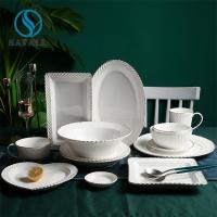 Buy cheap 3D Design Porcelain White Dinnerware Heart Shaped Dishwasher Safe product
