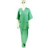 Buy cheap Unisex Disposable Scrub Suits V Neck Disposable Protective Gowns EO Sterilized from wholesalers