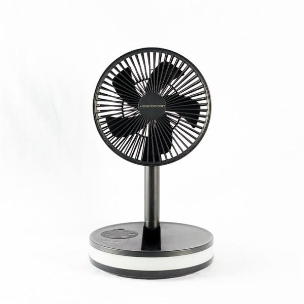 Buy cheap HEBRONFAN Pedestal Table Fan Multifunction Desktop Cooling Rechargeable with Remote Control from wholesalers