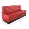 Buy cheap Customized Retro Leisure Bar Western Restaurant Card Seat High Back Fabric Hotel Coffee Shop Sofa from wholesalers