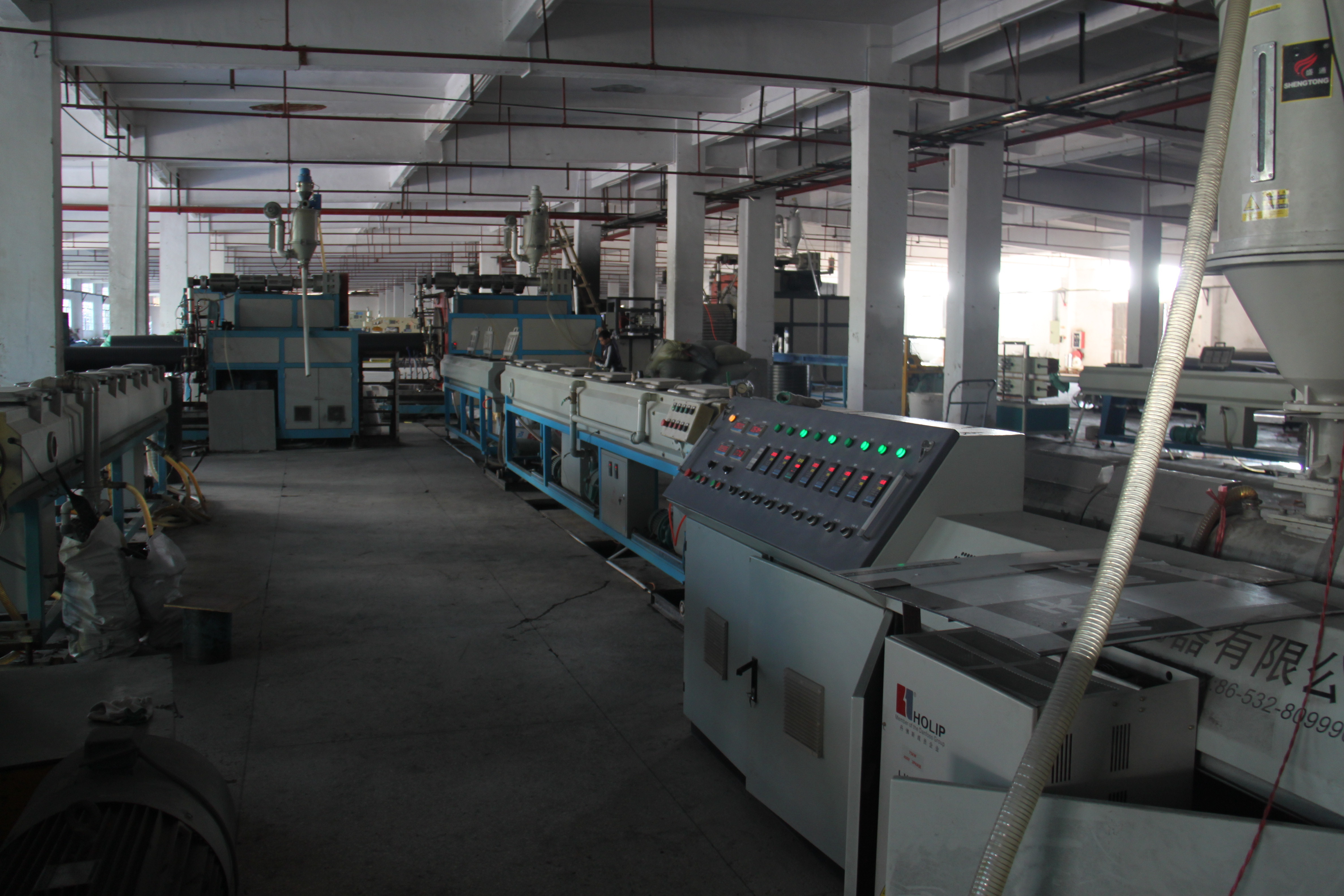 HDPE Spiral Wind Drainage Pipe Extrusion Line