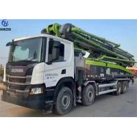 Buy cheap Zoomlion 59M Old Concrete Pump Truck , 2020 Used Cement Boom Pump Truck product