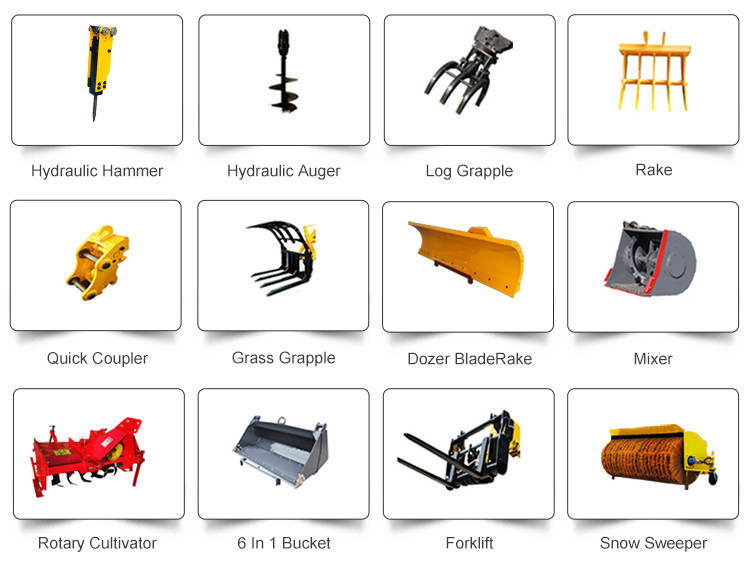 Multi Functional Large Backhoe Loader Equipment 8300kg Total Weight