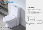 Smooth toto Washdown Toilet bowl ceramic one piece WC CE Certification