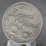 3D Zinc Alloy Silver Brass Copper Souvenir Challenge Coin Collection Coins 2mm 3