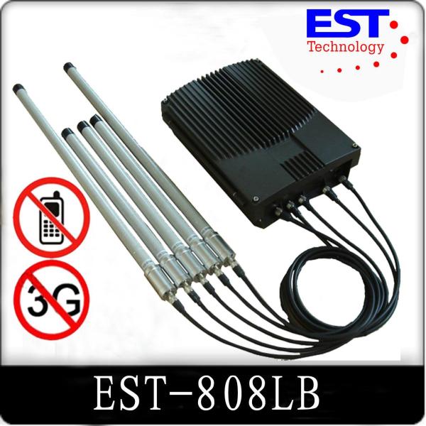Buy cheap 75W Prison High Power Cell Phone Signal Jammer / Blocker EST-808LB from wholesalers
