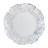 Buy cheap 13 Inch Flower Electroplated Round Glass Charger Plates Painted from wholesalers
