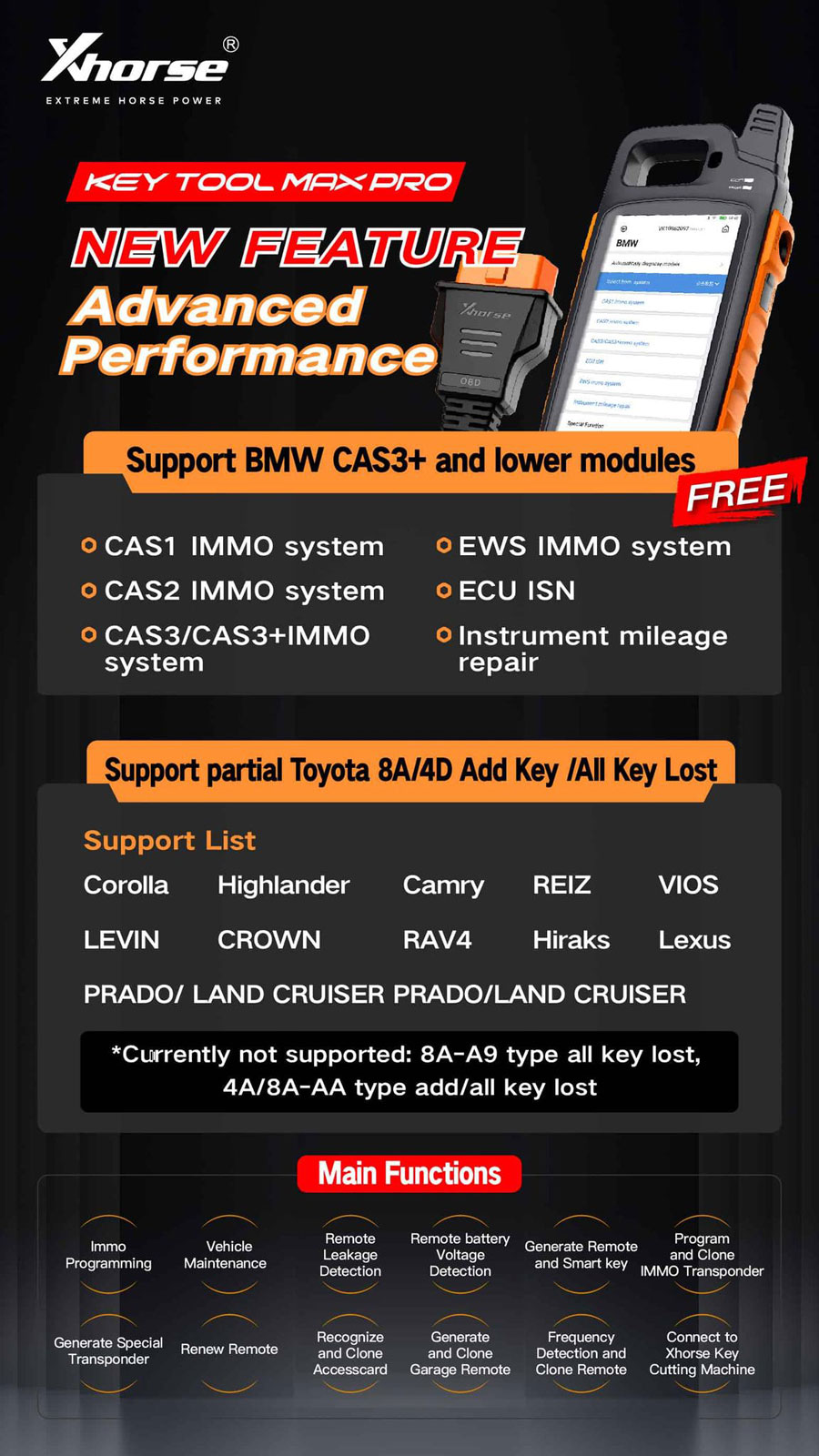 xhorse key tool max pro new update