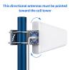 Buy cheap Outdoor Log Periodic 12dBi Signal Booster Antenna 700MHz To 2700MHz from wholesalers