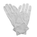 100 Percent White Cotton Gloves Highly Stretchable For Dust Free Places