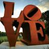 Buy cheap Metal Letter Corten Steel Abstract Sculpture from wholesalers