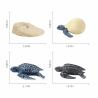 Buy cheap 4 PCS Ocean Sea Marine Animal Model Figures Life Cycle Turtle Leatherback Figure from wholesalers