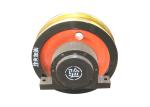 Wear Resistant Bridge Crane Spare Parts , Forged & Casted Steel Crane Wheels
