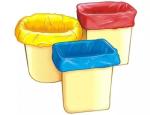 Disposable / Recycled Biodegradable Pedal Bin Liners High Density Polyethylene