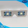 Buy cheap Most Popular 3d Firework Glasses Clear 13500 Diffraction Effect Pet Materials from wholesalers